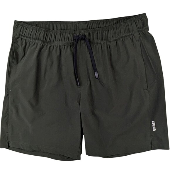 Leg3nd Legend Athletic Shorts Mens XL Green Gym Training Running Crossfit - Picture 1 of 13